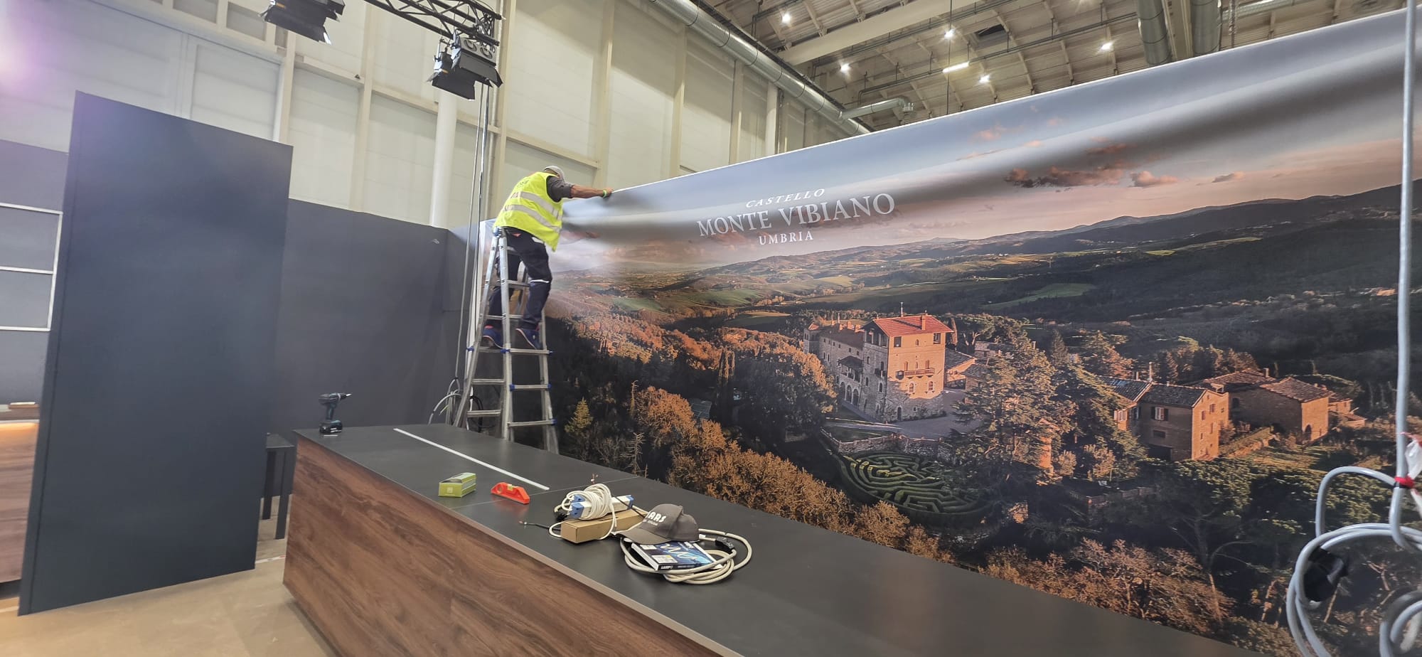 Professionelle Messestand-Montage durch das 2RAN Team